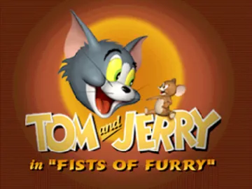 Tom and Jerry in Fists of Furry (USA) screen shot title